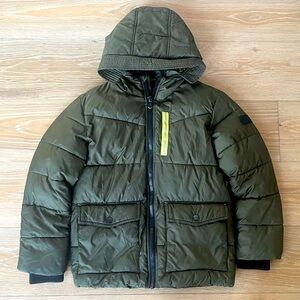 Michael Kors Boys Green Puffer Jacket